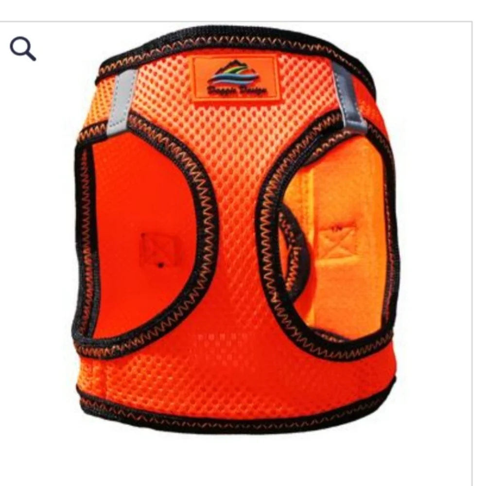 Dog BIG Size Orange Harness - Picture 2 of 3